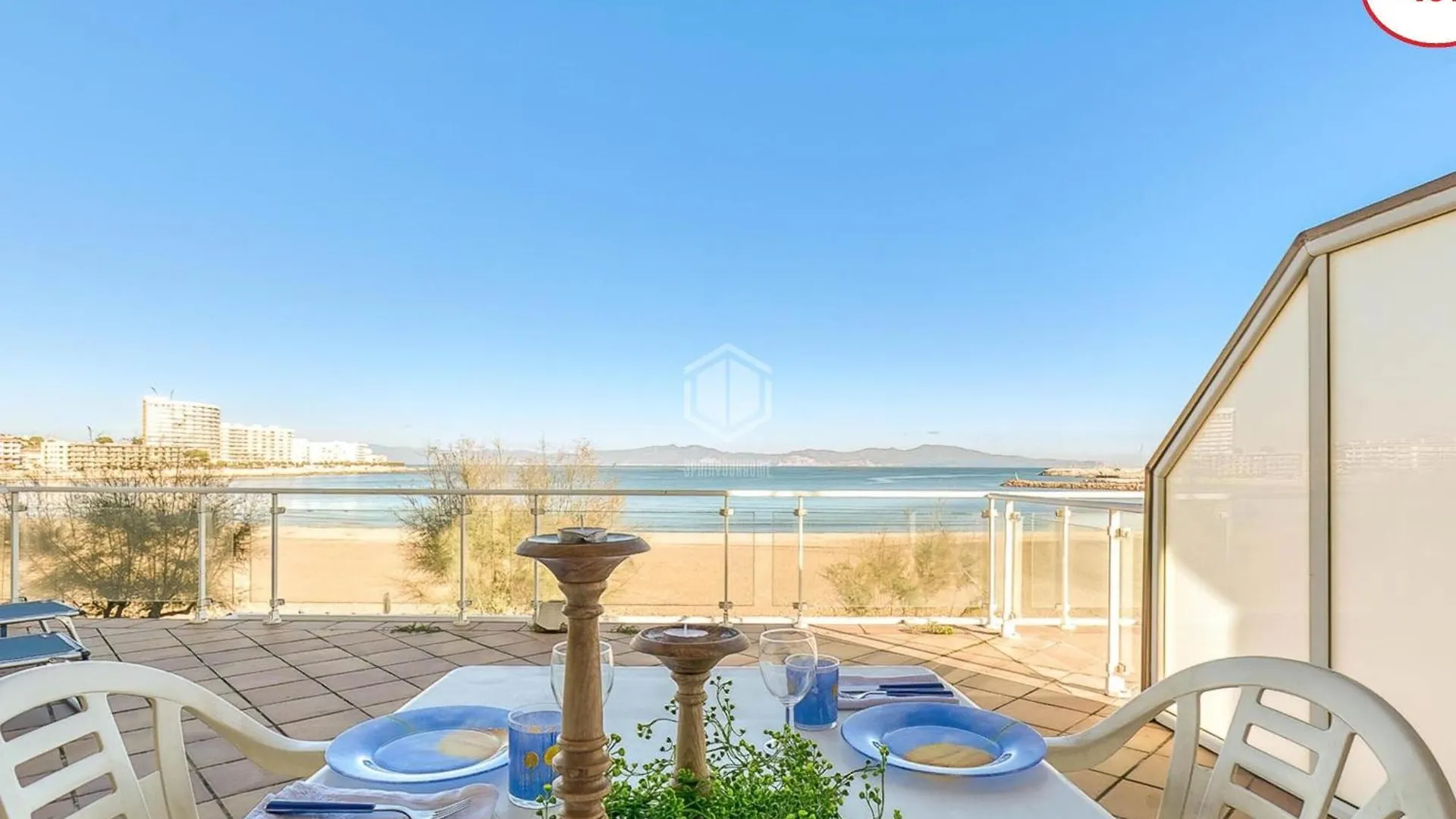 Apto. Vista Mar - Wifi, Piscina, Parking, 1ª Linea De La Playa. - Es-89-130 Torroella de Montgrí